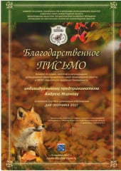 Благодарность Правительство ЛО